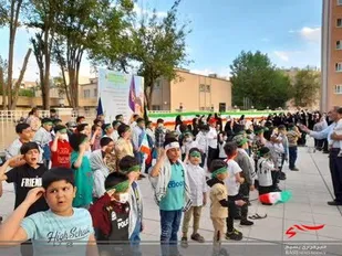 جشن دهه کرامت و اجرای سرود سلام فرمانده