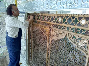 ساماندهی مرمت تزیینات چوبی امامزاده &laquo;سلطان سیدمحمد&raquo;