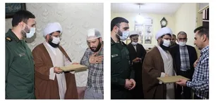 دیدار و قدردانی مسئولین شهرستان قدس از  جانبازان