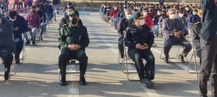 مانور ایمنی و زلزله در نقده برگزار شد