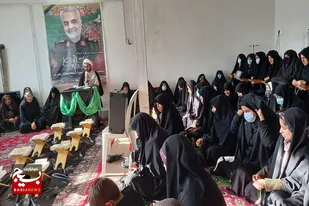 برگزاری سالگرد شهادت سپهبد حاج قاسم سلیمانی در پایگاه ساجده نوار رزن