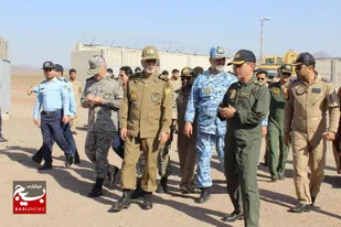 بازدید امیر سرلشکر موسوی از پایگاه هوایی آموزش خلبانی شهید اکبری نهاجا-قم