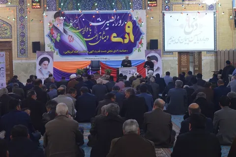 بزرگداشت حماسه۹دی در مسجدالقائم محلات