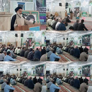 حضور رزمندگان  گردان120امام حسین(علیه السلام)در مراسم سالگرد ارتحال امام خمینی ره