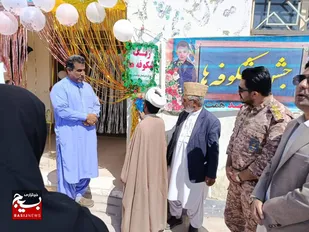 نواختن زنگ ایثار و مقاومت در شهرستان تفتان&nbsp;