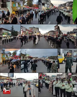 راه اندازی هیئت عزاداری به مناسبت دهه آخر ماه صفر در شهرستان رامسر