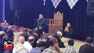 تصاویر/ مراسم عزاداری سیدالشهدا در موکب فاطمه الزهرا بابل