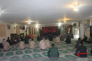 مراسم عزاداری فاطمیه در سپاه شهرستان بوشهر برگزار شد