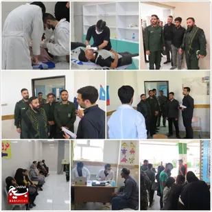 برپایی ایستگاه سلامت گروه جهادی پزشکی در پیشوا