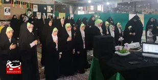 بسیجیان، حادثه تروریستی گلزار شهدای کرمان را گرامی داشتند