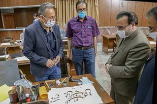 کارگاه خوشنویسی &laquo;نغمه عشق&raquo; در تبریز برگزار شد