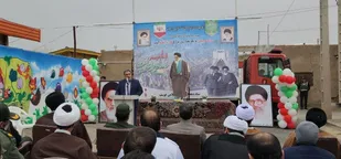 نواختن زنگ انقلاب در شهرستان خوسف