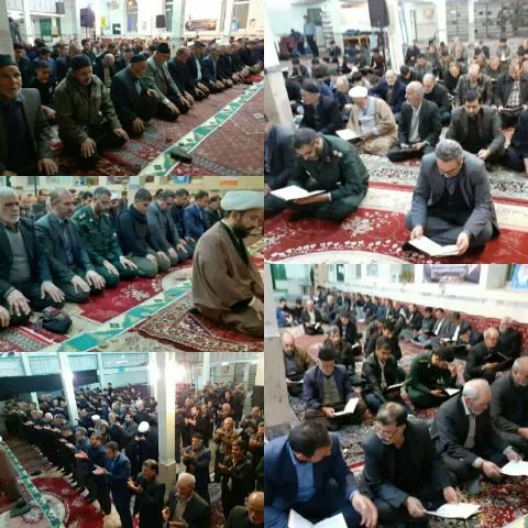 برگزاری مراسم بزرگداشت شهید سپهبد قاسم سلیمانی در شهر تلخاب فراهان+عکس