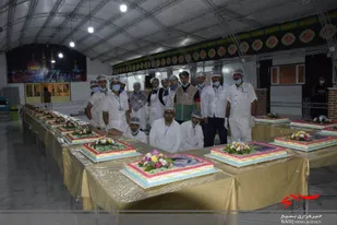 پخت بزرگترین کیک جهان اسلام توسط قنادان ساوجی