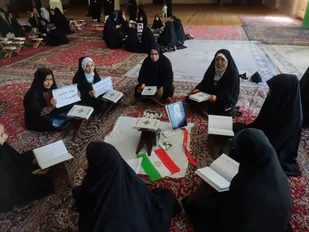 برگزاری حلقه میقات صالحین در مسجد جامع شهر محمدیه