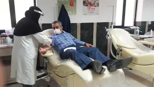 اهدای خون بمناسبت هفته بهزیستی در شاهرود انجام شد