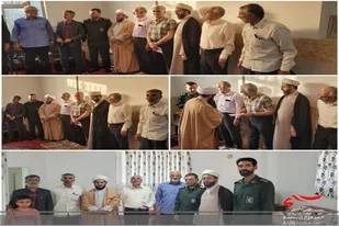 فرمانده سپاه سرخه با رزمندگان روستا صوفی آباد سرخه دیدار کرد
