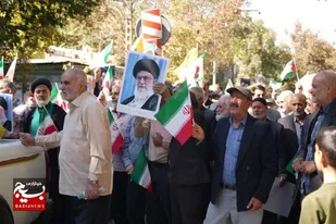 راهپیمایی جمعه بشارت نصر در دارالمومنین همدان