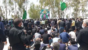 تشیع پیکر شهید مدافع امنیت در نرماشیر