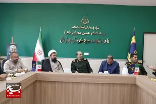 بازدید فرمانده سپاه استان البرز از روند ساخت مزار شهدای گمنام در چهارباغ+تصاویر