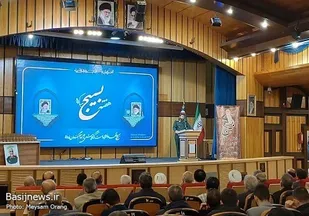 همایش بسیجیان ناحیه مقاومت بسیج مقداد با عنوان "بسیج، خدمتگزار مردم"
