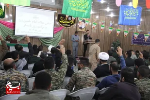 گرامی&zwnj;داشت روز پاسدار و بزرگداشت ایام شعبانیه در ناحیه مقاومت بسیج امام حسین (ع) غرب اهواز