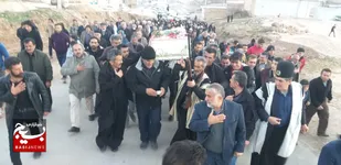 تشییع شهید گمنام درشهر و روستاهای کاج و دشتک