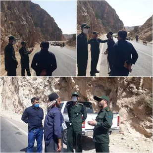 چتر امنیتی سپاه ناحیه اندیکا در فصل کوچ عشایر