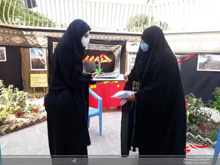 دور همی به رنگ صالحین حوزه حضرت معصومه (س)فلاورجان