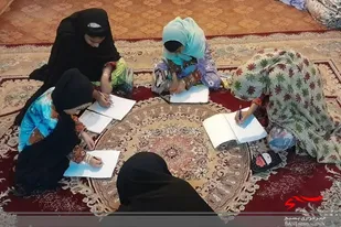 مسابقه نقاشی( بسیج پاره تن مردم) در شهرستان ایرانشهر برگزار شد