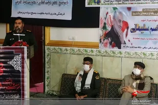 برگزاری مراسم گرامیداشت سالروز شهادت سردار سلیمانی در مهرستان