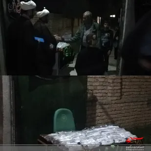 توزیع 300 پرس غذای گرم در روستای شهید آذرسا بجنورد
