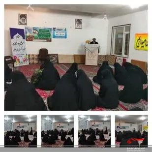 دیدار خواهران بسیجی با امام جمعه وردنجان