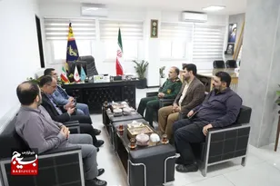دیدار تعدادی از مدیران کل مازندران با فرمانده سپاه کربلا