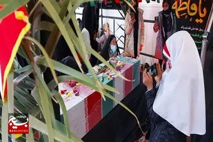 میزبانی داش آموزان از شهید گمنام در هامون