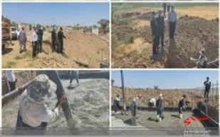 بازدید فرمانده سپاه ناحیه عشایری اصلاندوز از پروژه محرومیت زدایی در اصلاندوز