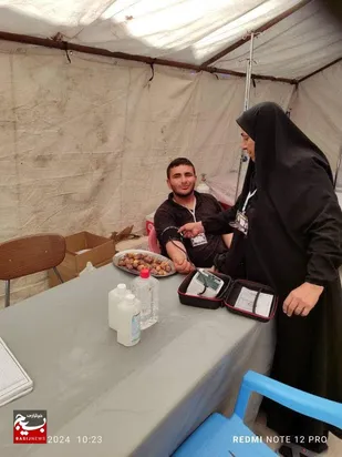 خدمت رسانی کاروان پزشکی شهید حاج نعمت الله فضلی در کربلای معلی