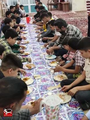 سنت حسنه اطعام غدیر در شهر وردنجان