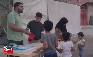 مراسم عید غدیر با برپایی موکب و ایستگاه صلواتی درهندیجان