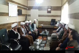 تجدید بیعت و همبستگی جمعی از اساتید و طلاب اسدآباد با سپاه