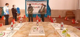 توزیع ۶۰ بسته غذایی توسط قرارگاه شهید سلیمانی شهرستان کوهبنان