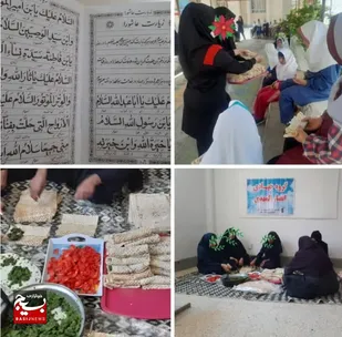 گردهمایی معنوی دانش&zwnj;آموزان در دوشنبه عاشورایی با میزبانی گروه جهادی انصارالمهدی انجام شد
