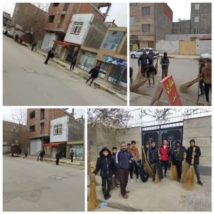 حضور پاکبانان بسیجی در محله باقرخان ۳ بجنورد