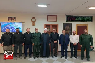 دیدار مسئولین سپاه انصارالحسین(ع) با مدیرکل صدا و سیمای مرکز همدان