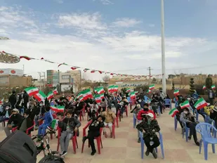 همایش دوچرخه سواری و جشن انقلاب در یزد