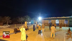 برگزاری مسابقات ورزشی در روستای خوینس شهرستان شادگان+عکس