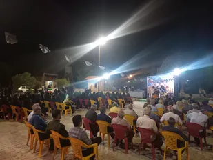 پایان سه شب عزاداری فاطمیه در اجتماع مردمی اقتدار شهر سردشت زیدون