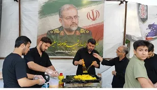 فعالیت 13 موکب جهادی استان در مراسم بدرقه امام شهید