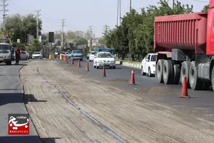 آغاز اجرای تراشه آسفالت مسیر ماهدشت به محمدشهر / تحقق یکی از مطالبات دیرینه شهروندان