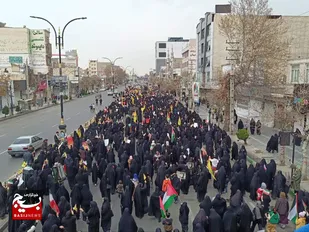 طنین فریاد آزادی قدس در ساوجبلاغ